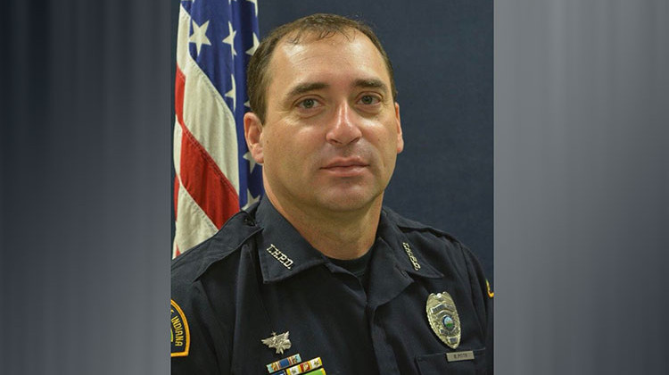 Indiana Police Officer Killed In Shootout Honored As A Hero