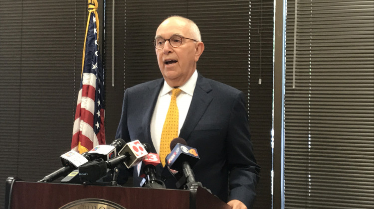 Marion County Prosecutor Terry Curry says Attorney General Curtis Hill was “plainly wrong” when he asked a court to block an investigation by the Inspector General and halt the appointment of a special prosecutor. - Brandon Smith/IPB News