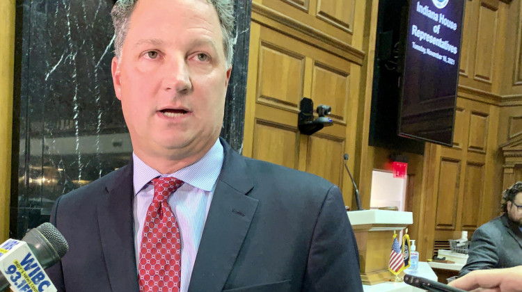 House Speaker Todd Huston (R-Fishers) said there's general agreement about addressing what Gov. Eric Holcomb said he needs to end the public health emergency.  - (Brandon Smith/IPB News)