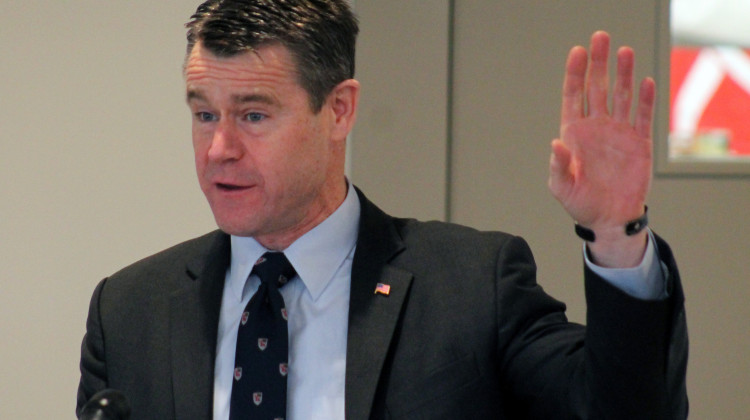 U.S. Sen. Todd Young (R-Ind.) said current sanctions against Russia – and the threat of more, if Russia goes further in its actions against Ukraine – are the right move. - Brandon Smith/IPB News