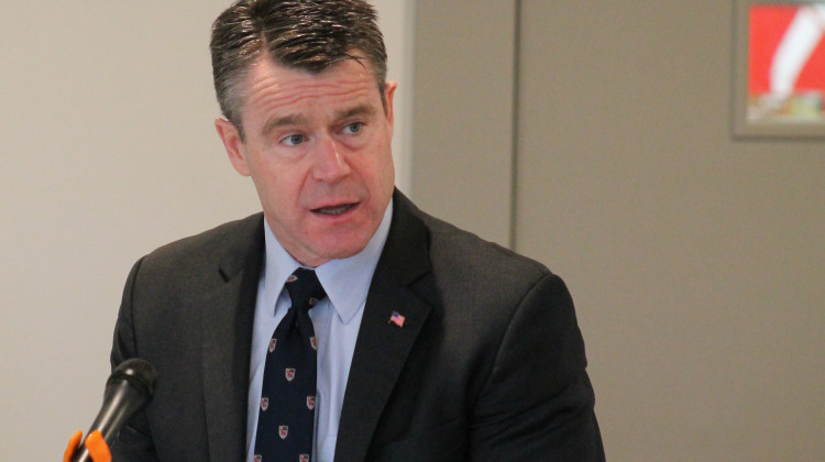 U.S. Sen. Todd Young (R-Ind.) announced he will vote against confirming Ketanji Brown Jackson, President Joe Biden’s nominee for the Supreme Court. - (Brandon Smith/IPB News)
