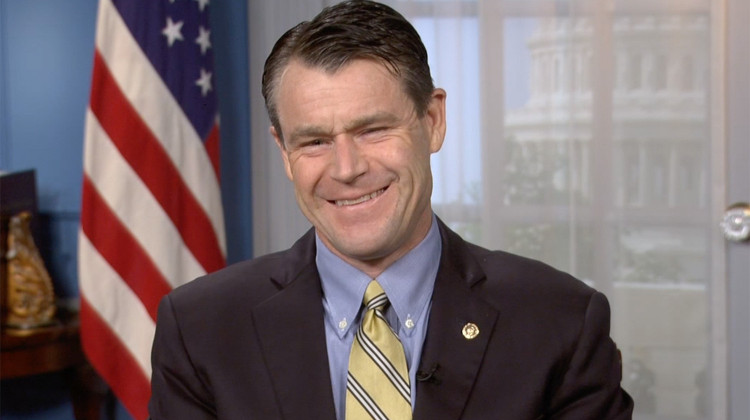 U.S. Sen. Todd Young (R-Ind.) says he supports a “path to legal status” for DACA recipients, known as Dreamers, as part of a broader immigration reform package.  - Screenshot