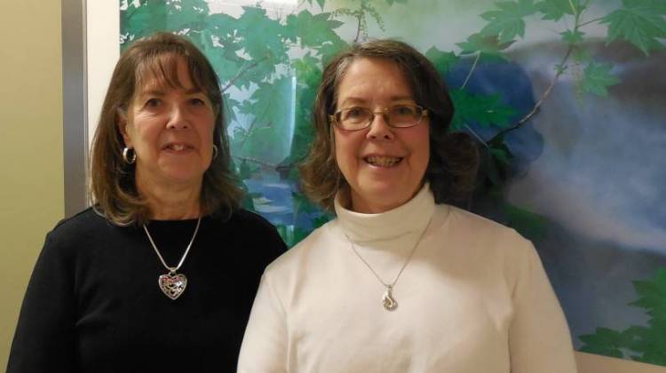 Twins Carol Howlett and Rita Brown are part of a trial study to map the brain. - Jill Sheridan/IPB News