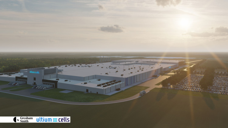 A rendering of the companys Lansing, Mich. facility, which is currently under construction and scheduled to be completed in 2024. - Provided by Ultium Cells