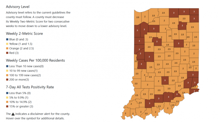 Indiana Virus Warnings Persist Even As Hospitalizations Dip