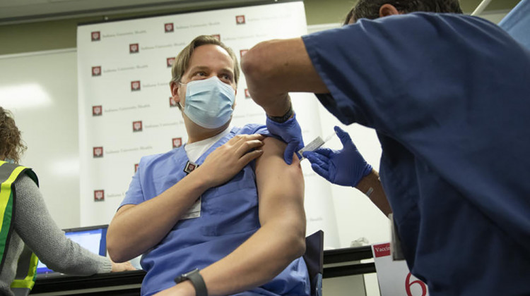 Indiana's health commissioner says special educators and aides who perform medical-type services for students with disabilities can get their vaccine now. - Provided by IU Health
