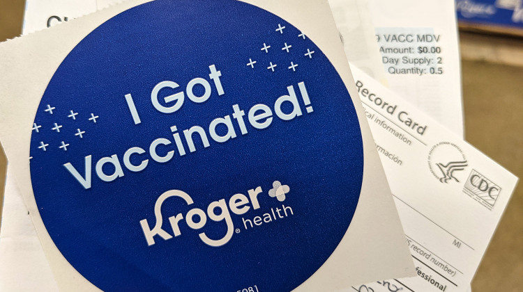 As Indiana's vaccine demand slows, finding time off work to get vaccinated can be a barrier for many. - Lauren Chapman/IPB News