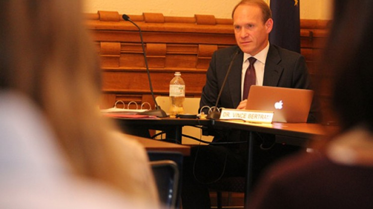 Project Lead The Way’s CEO Dr. Vince Bertram is also a member of the Indiana State Board of Education.  - FILE PHOTO: Rachel Morello/StateImpact