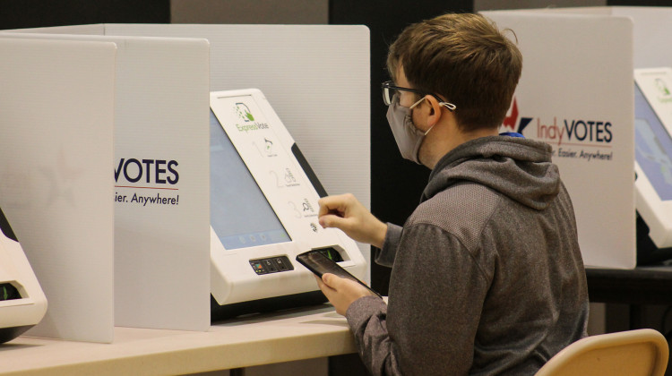 Proponents said HB 1264 is about further ensuring Indiana's already secure elections are more secure. Voter advocates and election officials worry the bill goes too far and will make it harder for people to cast a ballot. - Lauren Chapman/IPB News