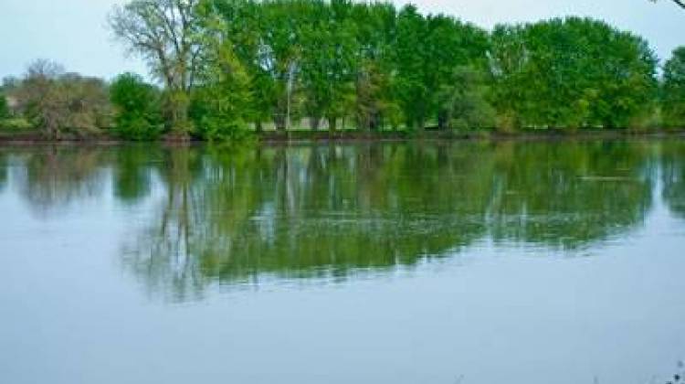 The Wabash River has risen, meaning its tributaries must hold more rainwater -- and some cannot. - Wabash River Enhancement Corp.