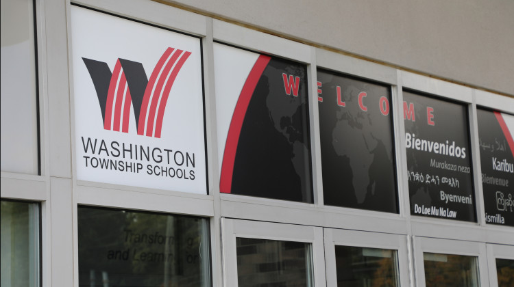 The main office of Metropolitan School District of Washington Township in September 2022. Two seats are on the ballot for the district's school board in the November election. - Eric Weddle/WFYI