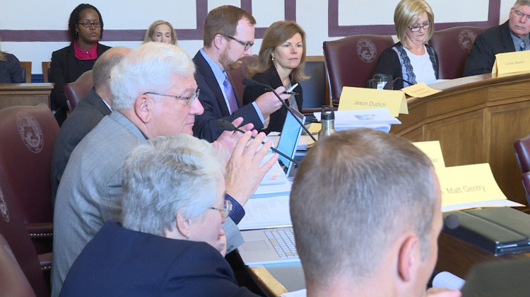 The first meeting of Indiana's Water Infrastructure Task Force. - Rebecca Thiele/IPB News