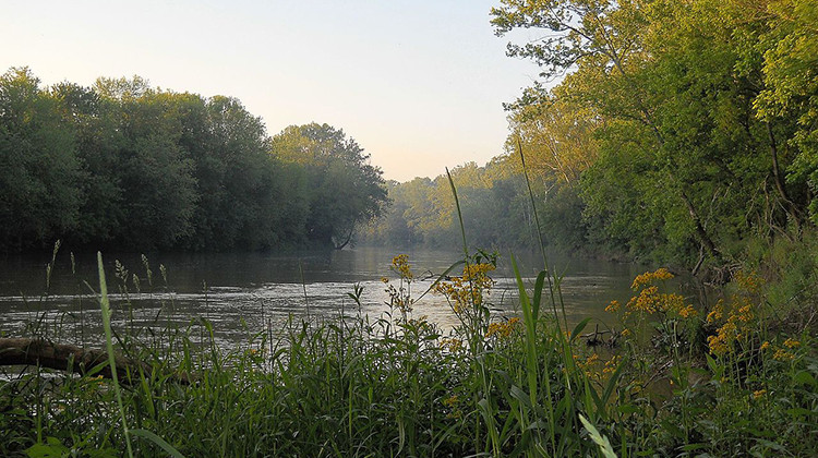 The Indiana Conservation Reserve Enhancement Program seeks to improve water quality by creating buffers and wetlands aimed at reducing pollution from agricultural runoff into watersheds near the Wabash and White rivers (shown here). - emu4286/CC-BY-3.0