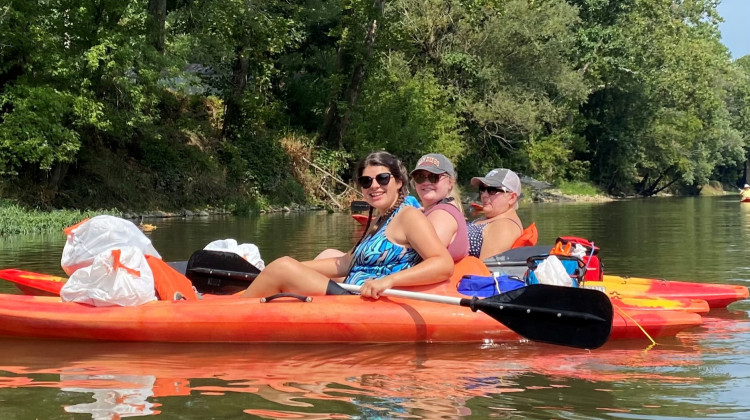 White River Cleanup in Noblesville