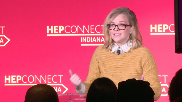 Whitney Meeks with the Indiana Recovery Alliance says the initiative will also address stigma, an issue that persists even among health care providers. - Jill Sheridan/IPB News