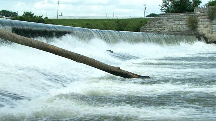 Low-head dams can be deadly when the waters are high because people can get trapped in the hydraulic action of the water at the dam's base. - WFIU-WTIU, file