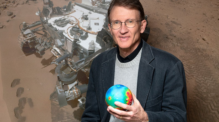Professor Roger Wiens has been receiving audio recordings from Mars. - (Photo courtesy of Purdue University)
