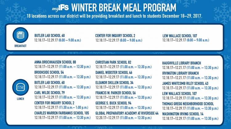 IPS Offers Students Free Meals During Winter Break