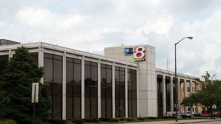 The WISH-TV station along Meridian Street. - Doug Jaggers