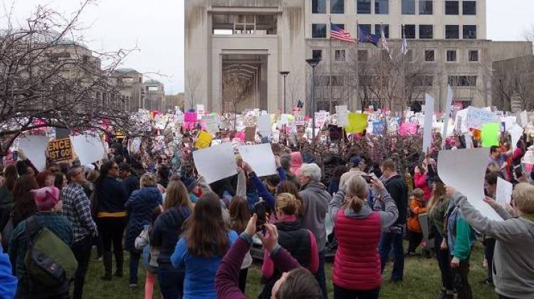 "Sister Marches" In Indy, Elsewhere Send Message To Trump