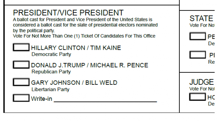 Monroe County Ballot