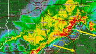 Storms Packing High Winds Cause Damage In Central Indiana