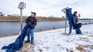 New Artwork Along White River Trail Honors Indy's River History