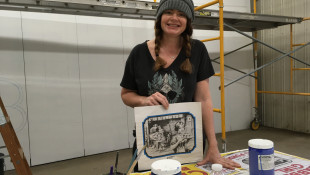 The Restoration Process Of Iconic Clabber Girl Billboard