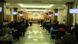 IPS School Board meets in the John Morton-Finney Center for Educational Services at 120 E. Walnut St. - Eric Weddle / WFYI Public Media