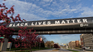 IU Indianapolis removes ‘Black Lives Matter’ banner on Michigan Street