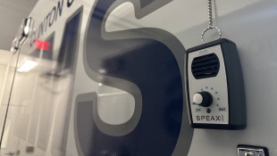 Clinton County EMS says it's first in nation to use device helping patients talk while hooked up to breathing machines