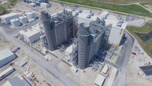 IPL's new natural gas plant in Martinsville came online this year. The proposed rate increase would help recover some of the costs of building the plant. - Courtesy IPL via Twitter
