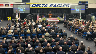 Delaware County mourns sheriff’s deputy as law enforcement across Indiana help with funeral