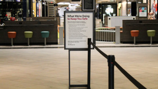 Shopping malls, like Greenwood Park Mall, opened Monday at 50 percent capacity as part of Gov. Eric Holcomb's "Back On Track" plan. - Lauren Chapman/IPB News