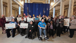 Statehouse rally urges lawmakers to fix 'healthcare affordability crisis' in Indiana