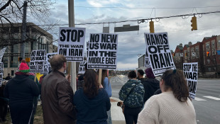 Indianapolis group protests U.S.-Israel military campaign in Iran