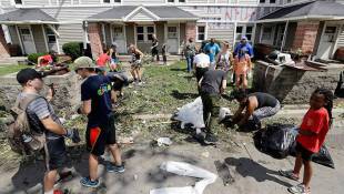 One Week Later, Tornado Clean-Up In Kokomo Happening Slowly