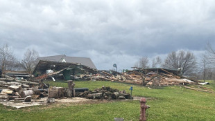 Tornadoes damage central Indiana farm buildings, mobile home
