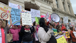Hundreds Rally For Abortion Rights At Statehouse