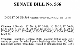 Education At The Statehouse: Ditching The ISTEP