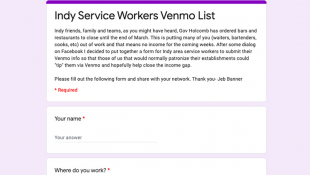'Tip List' Started To Help Indianapolis Service Workers