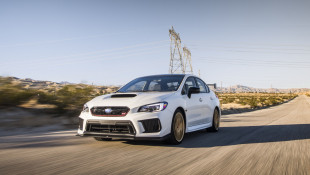 Subaru WRX STi Bears Its Golden Wheels On The Nurburgring