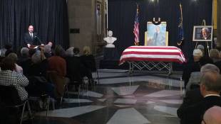 Former Governor Edgar Whitcomb Remembered During Statehouse Memorial Service