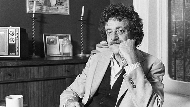 Controversial author Kurt Vonnegut