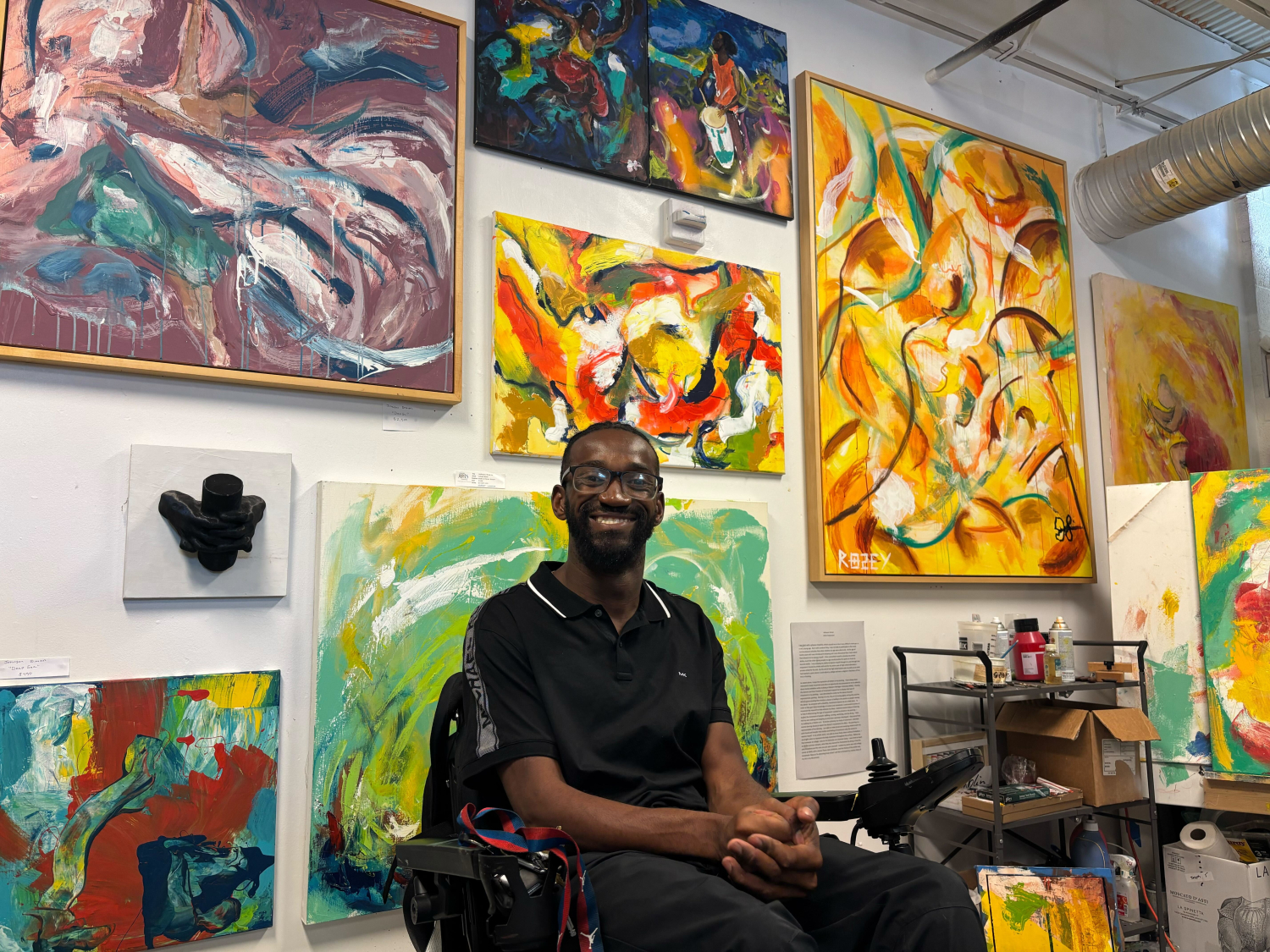 Indianapolis artist wins regional award for disabled creators, ‘through my artwork, I can do anything’