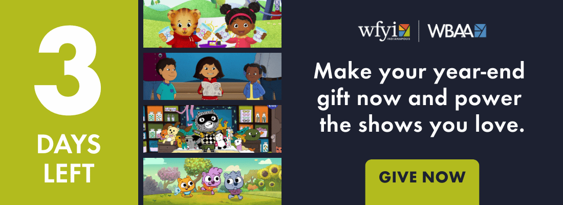 Make your year-end  gift now and power  the shows you love.