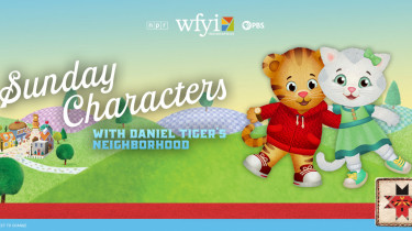 Daniel Tiger & Katerina Kittycat at Indianapolis Indians Game