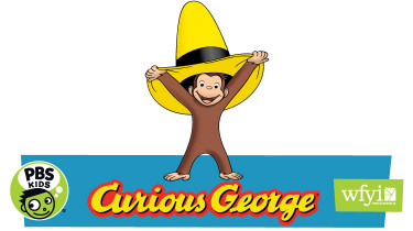 Curious George at the Christmas Gift & Hobby Show