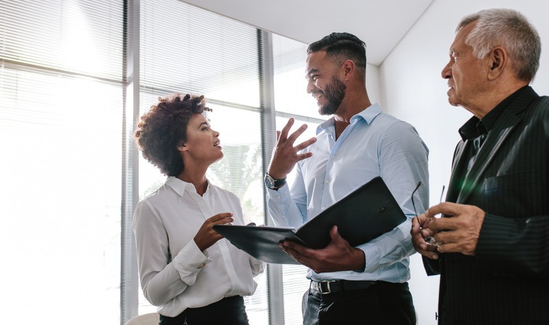 Business People Talking