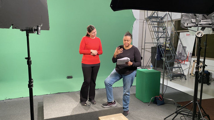 Molly of Denali team partners with WFYI to film American Sign Language translation